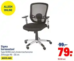 Makro Sigma bureaustoel aanbieding