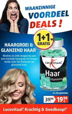Lucovitaal HAARGROEI & GLANZEND HAAR aanbieding