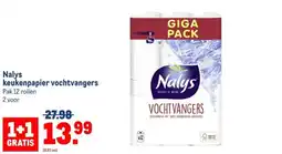 Makro Nalys keukenpapier vochtvangers aanbieding
