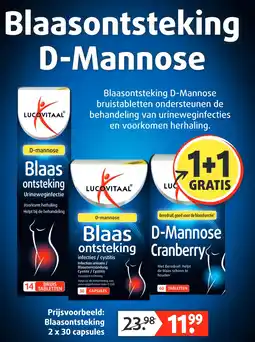 Lucovitaal Blaasontsteking D-Mannose aanbieding