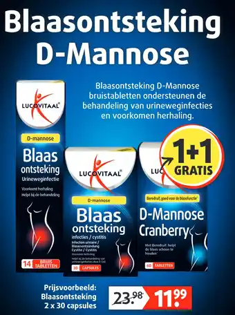 Lucovitaal Blaasontsteking D-Mannose aanbieding