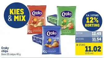 Makro Croky chips aanbieding