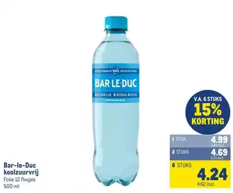 Makro Bar-le-Duc koolzuurvrij aanbieding