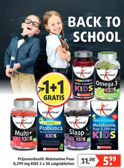 Lucovitaal Melatonine Puur aanbieding
