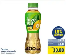 Makro Fuze tea mango-chamomile aanbieding