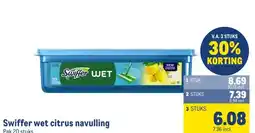 Makro Swiffer wet citrus navulling aanbieding