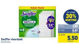 Makro Swiffer vloerdoek aanbieding