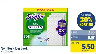 Makro Swiffer vloerdoek aanbieding