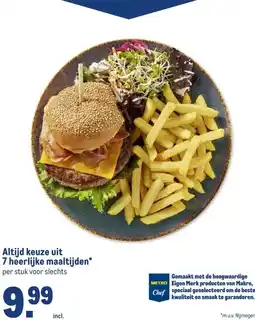 Makro Altijd keuze uit 7 heerlijke maaltijden* aanbieding