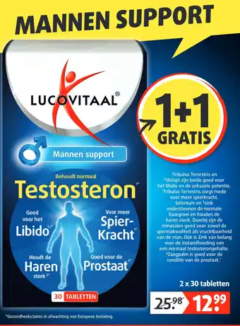 Lucovitaal MANNEN SUPPORT aanbieding