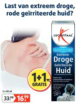 Lucovitaal Last van extreem droge, rode geïrriteerde huid? aanbieding