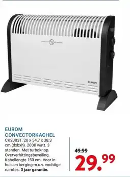 Kluswijs EUROM CONVECTORKACHEL aanbieding