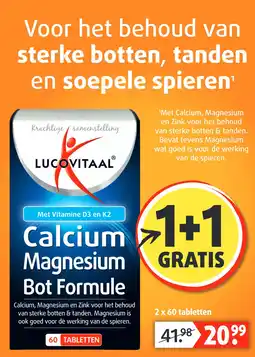 Lucovitaal Calcium Magnesium Bot Formule aanbieding