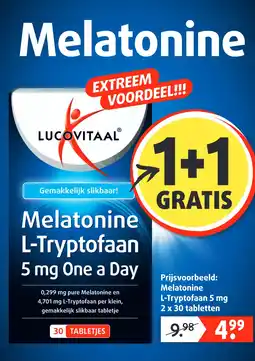 Lucovitaal Melatonine aanbieding