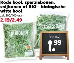 CoopCompact Rode kool, sperziebonen, snijbonen of BIO+ biologische witte kool aanbieding