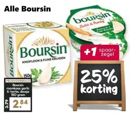 CoopCompact Alle Boursin aanbieding