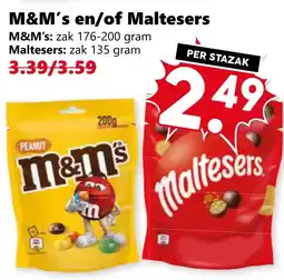 CoopCompact M&M's en/of Maltesers aanbieding