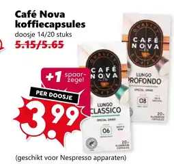 CoopCompact Café Nova koffiecapsules aanbieding