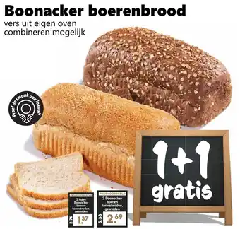 Coop Boonacker boerenbrood aanbieding