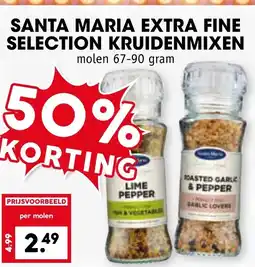 Coop SANTA MARIA EXTRA FINE SELECTION KRUIDENMIXEN aanbieding