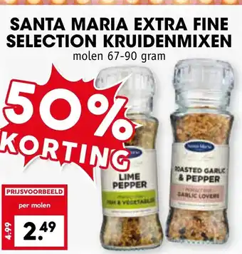 Coop SANTA MARIA EXTRA FINE SELECTION KRUIDENMIXEN aanbieding
