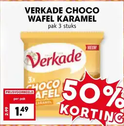 Coop VERKADE CHOCO WAFEL KARAMEL aanbieding