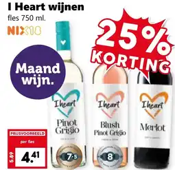 Coop I Heart wijnen aanbieding