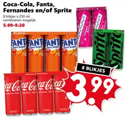 Coop Coca-Cola, Fanta, Fernandes en/of Sprite aanbieding