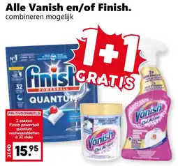Coop Alle Vanish en/of Finish. aanbieding