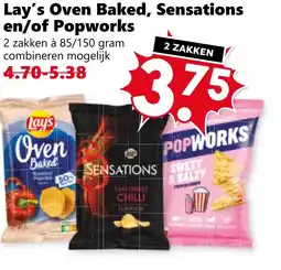 Coop Lay's Oven Baked, Sensations en/of Popworks aanbieding