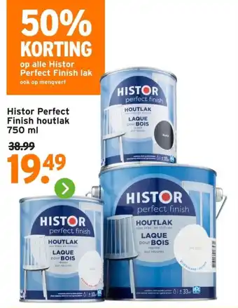 GAMMA Histor Perfect Finish houtlak aanbieding