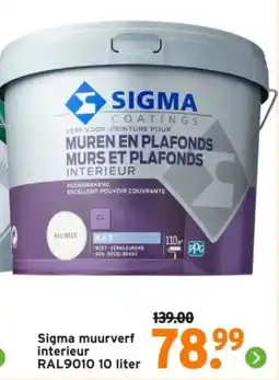 GAMMA Sigma muurverf interieur aanbieding