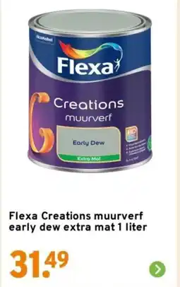 GAMMA Flexa Creations muurverf early dew extra mat aanbieding