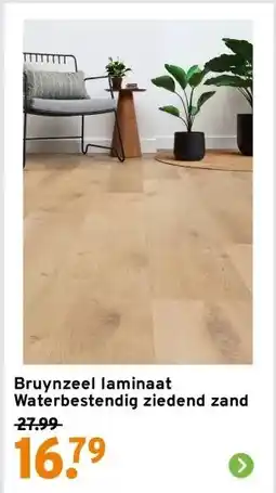 GAMMA Bruynzeel laminaat Waterbestendig ziedend zand aanbieding