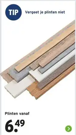 GAMMA Plinten aanbieding