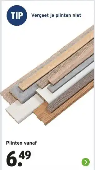 GAMMA Plinten aanbieding