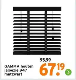 GAMMA GAMMA houten jaloezie aanbieding