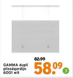 GAMMA GAMMA dupli plisségordijn aanbieding
