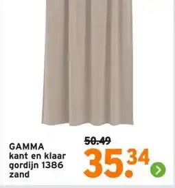 GAMMA GAMMA kant en klaar gordijn aanbieding