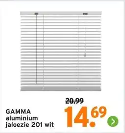 GAMMA GAMMA aluminium jaloezie aanbieding