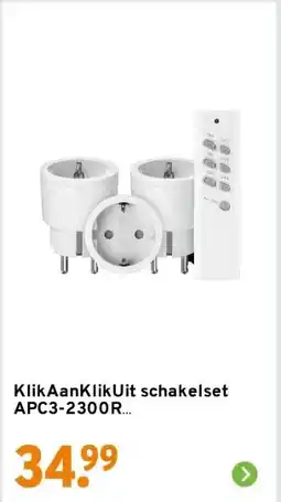 GAMMA KlikAanKlikUit schakelset APC3-2300R... aanbieding