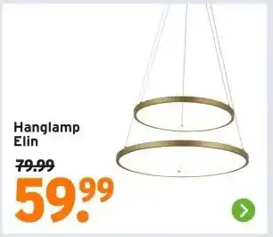 GAMMA Hanglamp Elin aanbieding