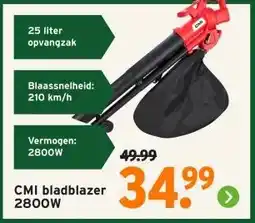 GAMMA CMI bladblazer 2800W aanbieding