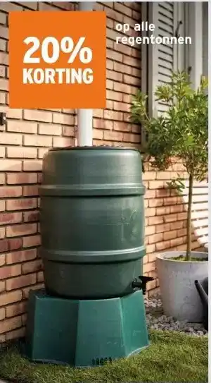 GAMMA Op alle regentonnen aanbieding