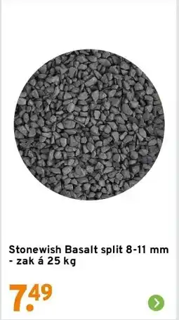 GAMMA Stonewish Basalt split aanbieding