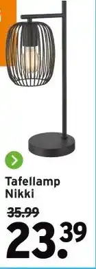 GAMMA Tafellamp Nikki aanbieding