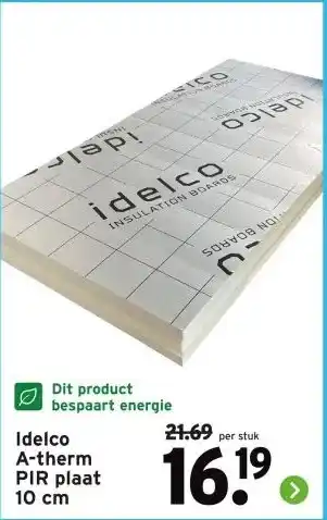 GAMMA Idelco A-therm PIR plaat aanbieding