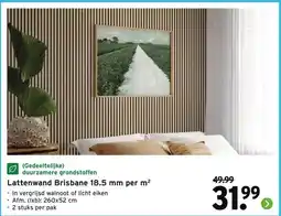 GAMMA Lattenwand Brisbane aanbieding