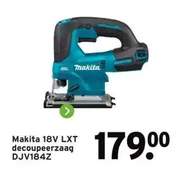 GAMMA Makita 18V LXT decoupeerzaag aanbieding