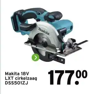 GAMMA Makita 18V LXT cirkelzaag aanbieding
